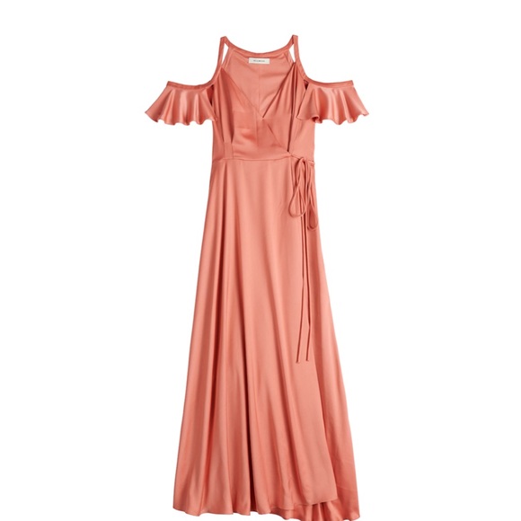 Nine West Flounce Cold-Shoulder Maxi Dress - Picture 9 of 9